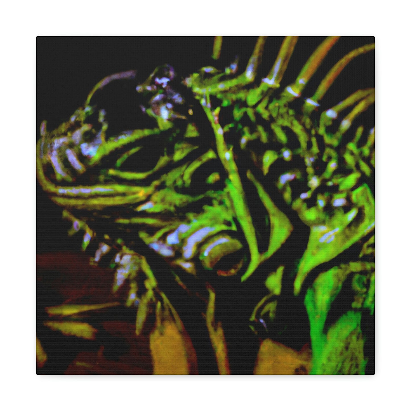 Iguana in Springtime - Canvas