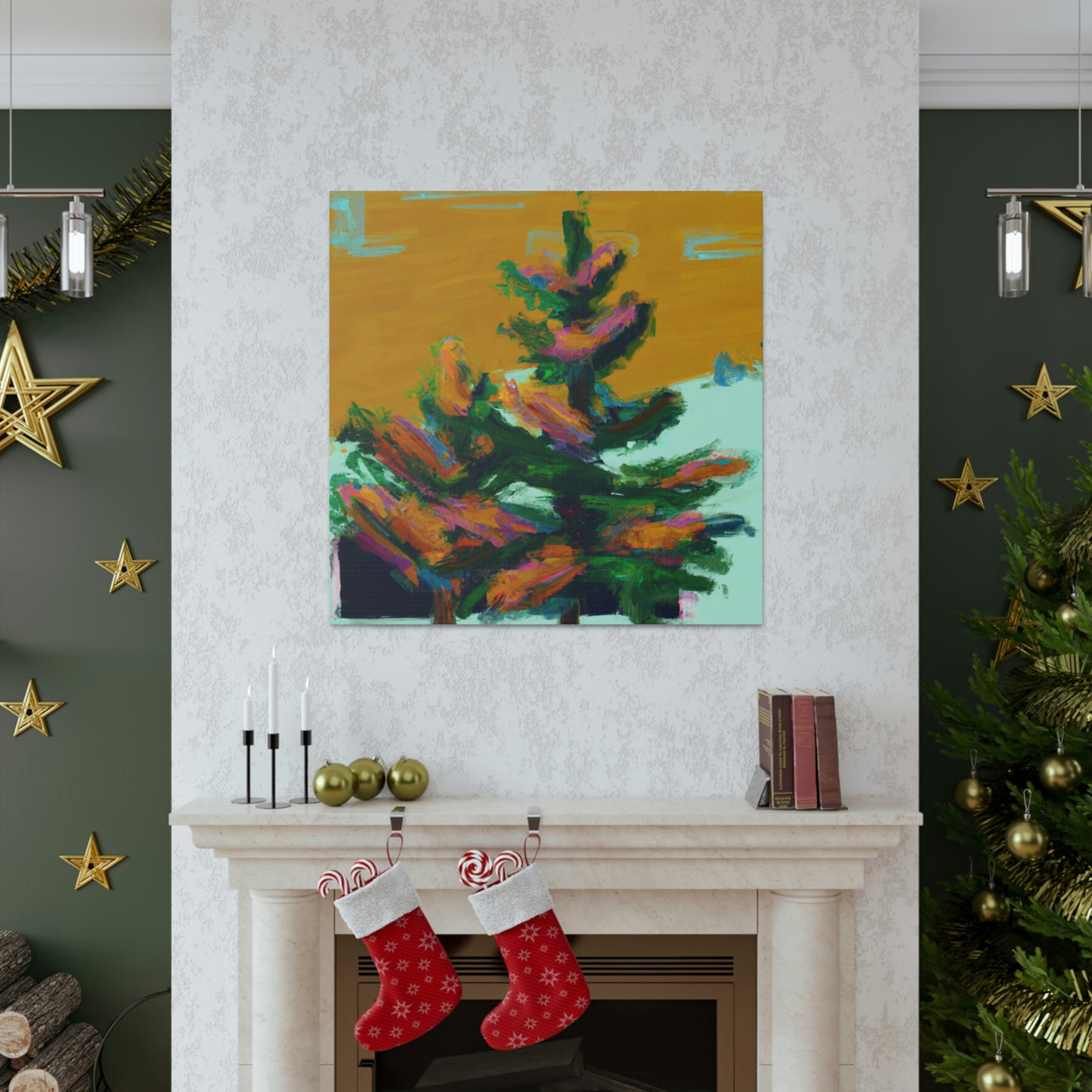 "Fir Tree Expressionism" - Canvas