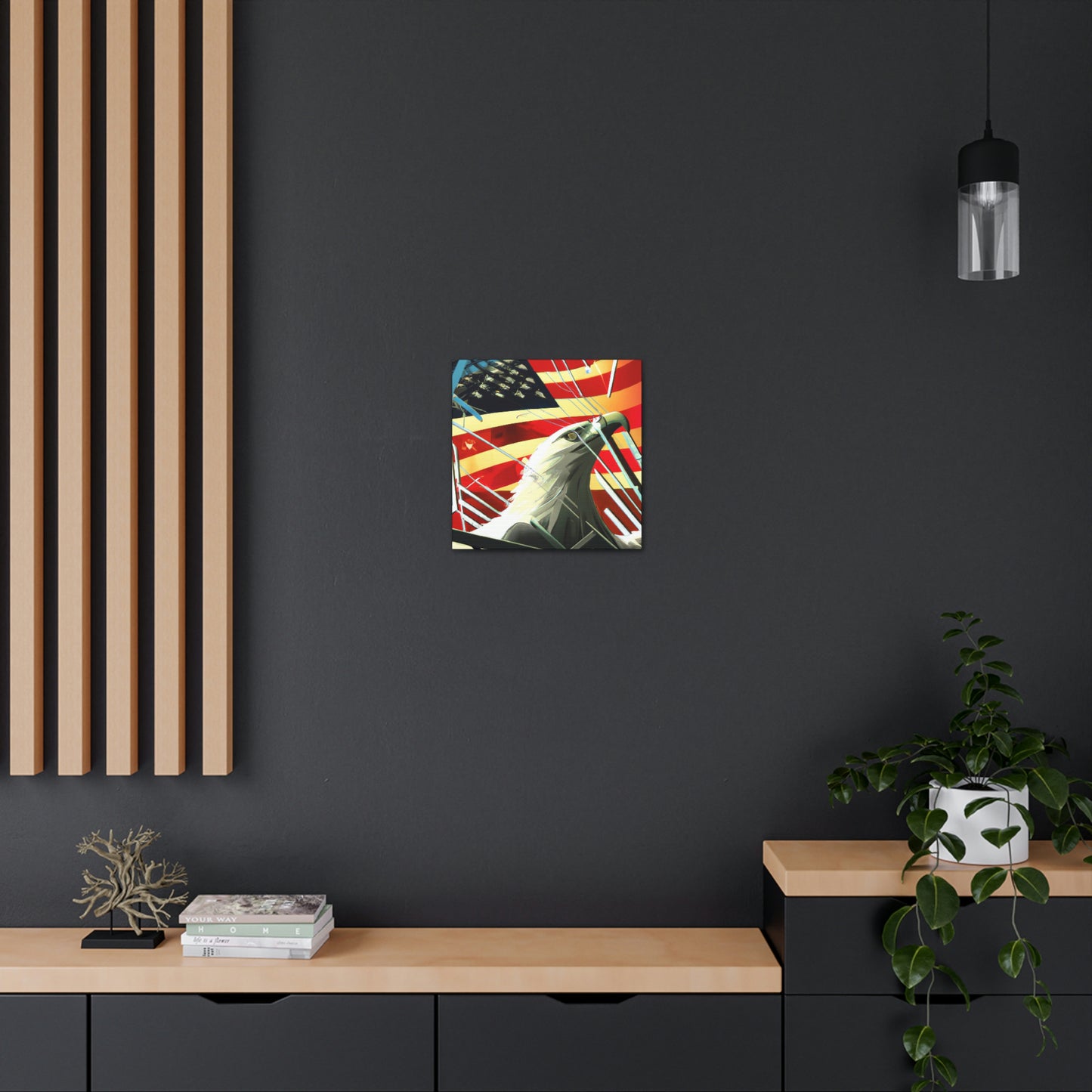 "Majestic American Bald Eagle" - Canvas