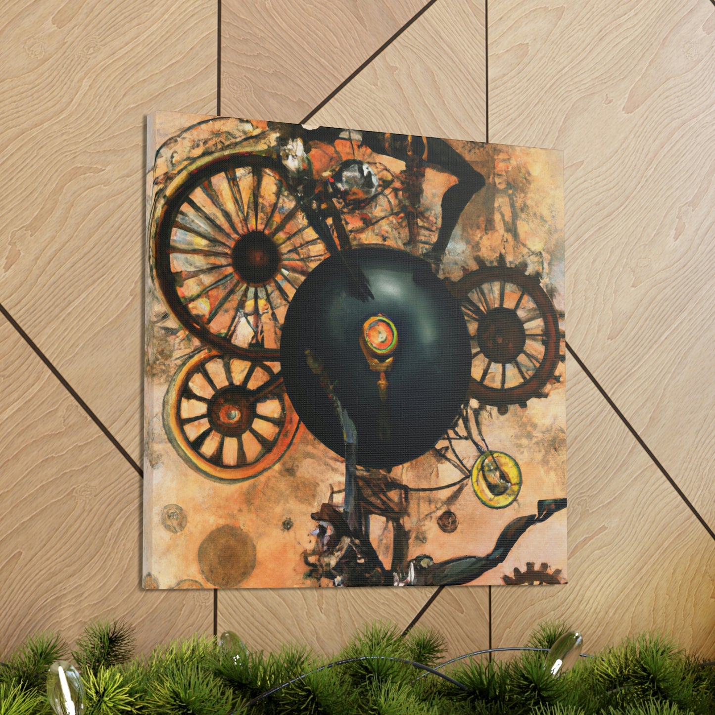 Gymnastics In Steampunk - Canvas