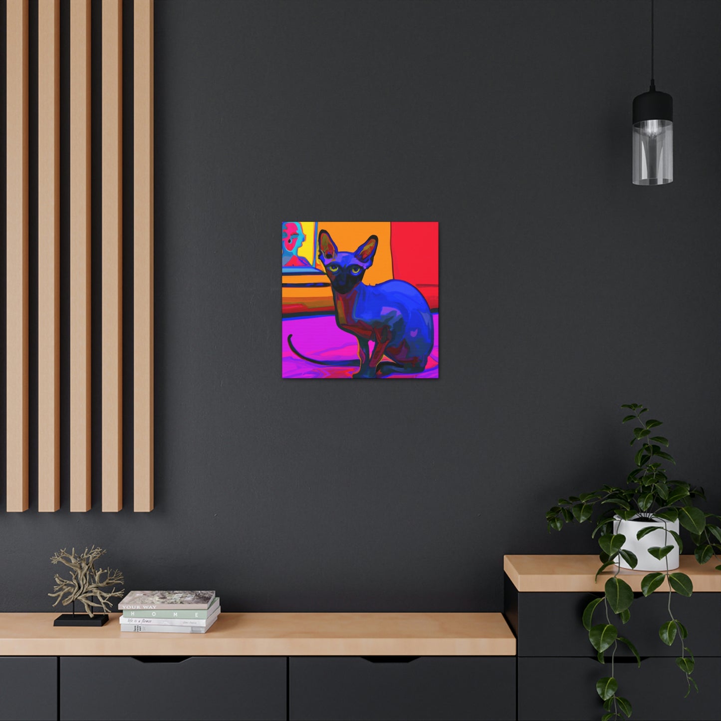 Sphynx in Fauvism - Canvas