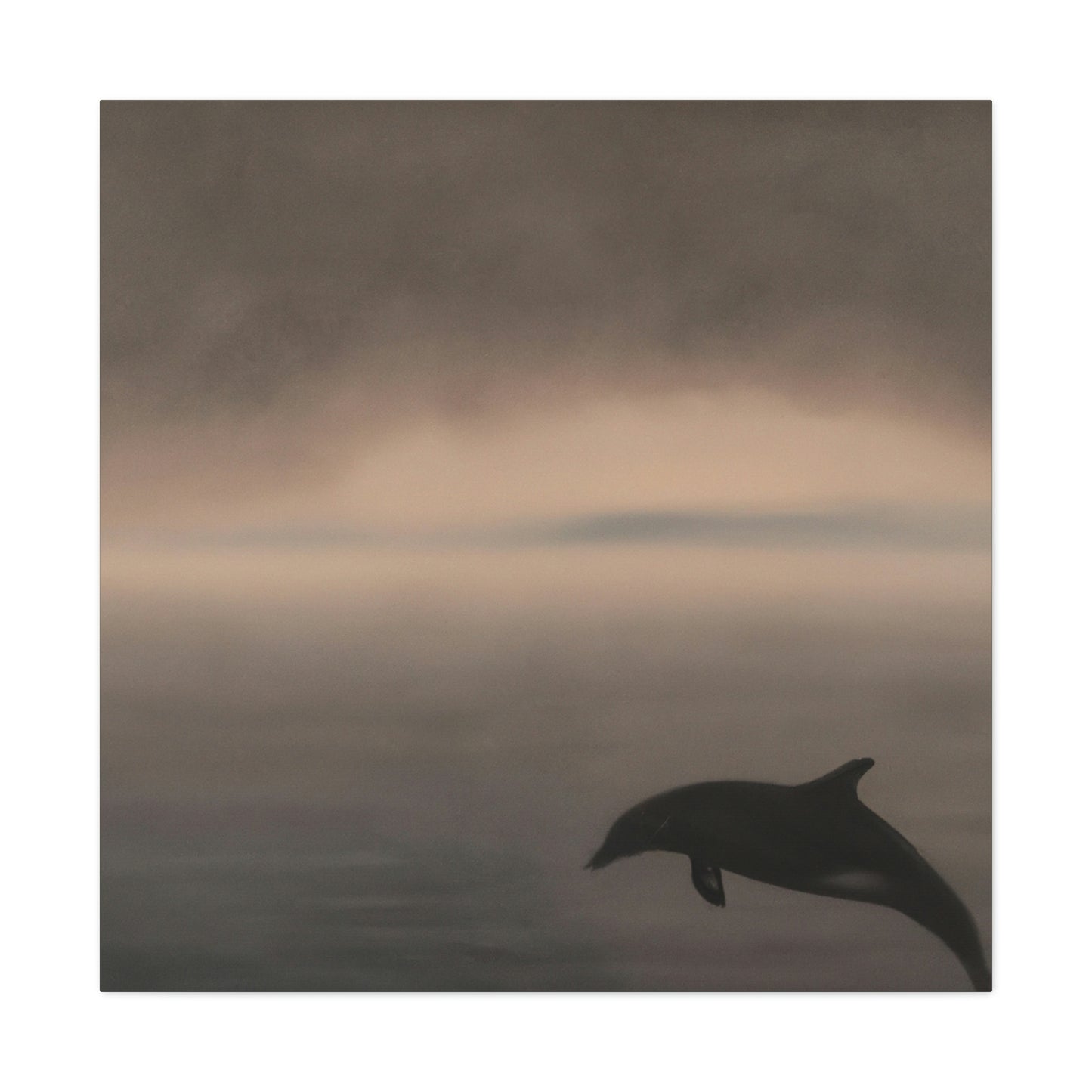 Dolphins in Neoclassicism - Canvas