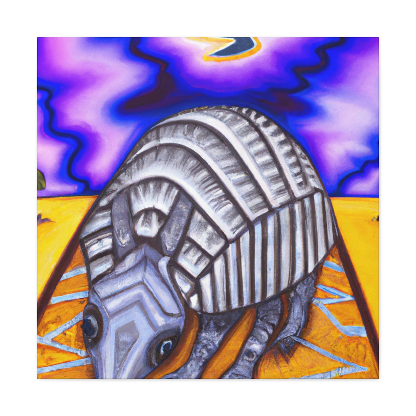 Armadillo in Deco - Canvas