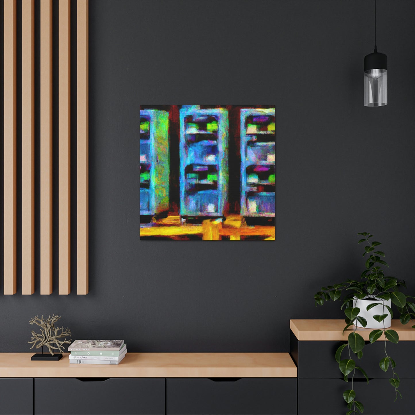 "Digital Tech Impressionism" - Canvas