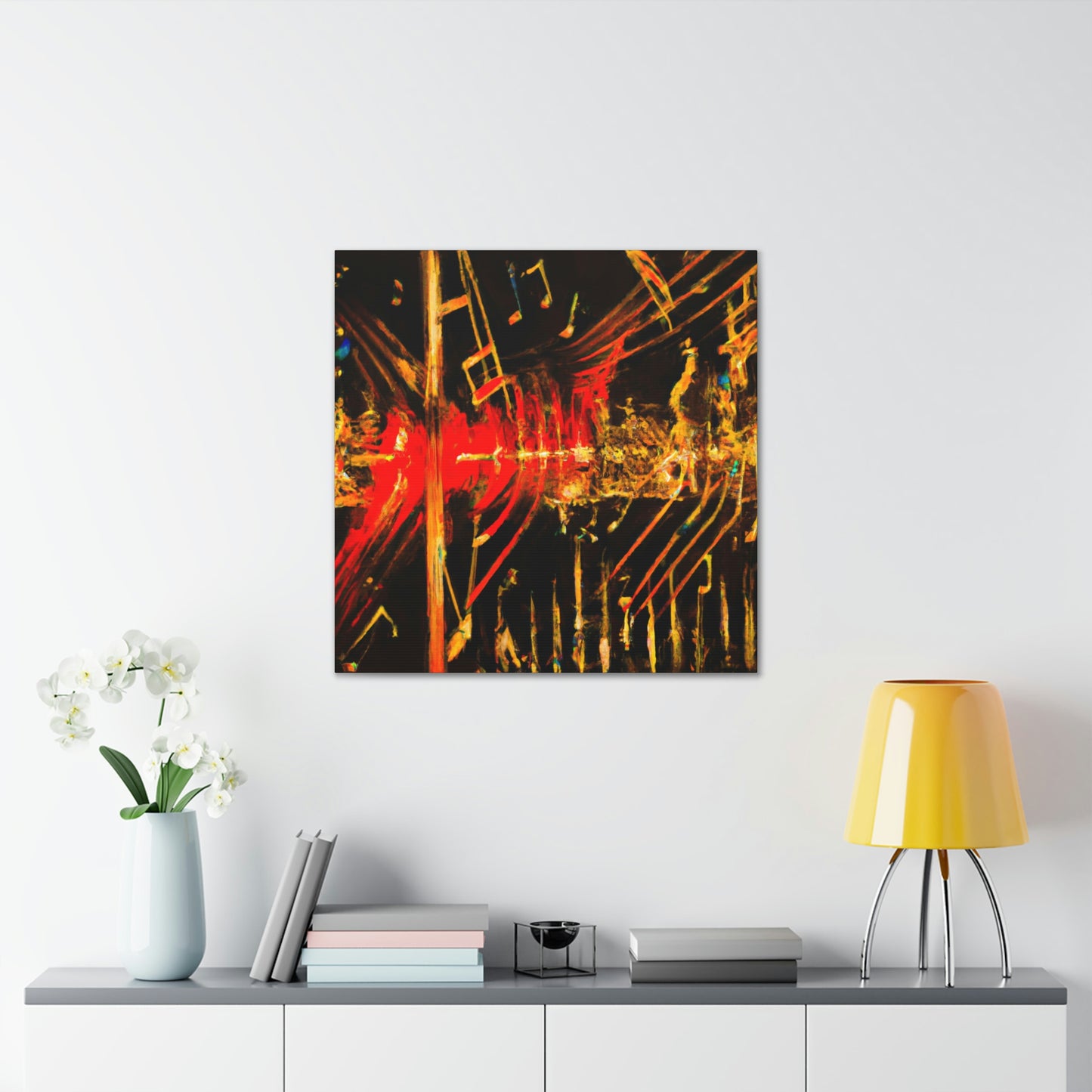 Sound Waves Symphony - Canvas