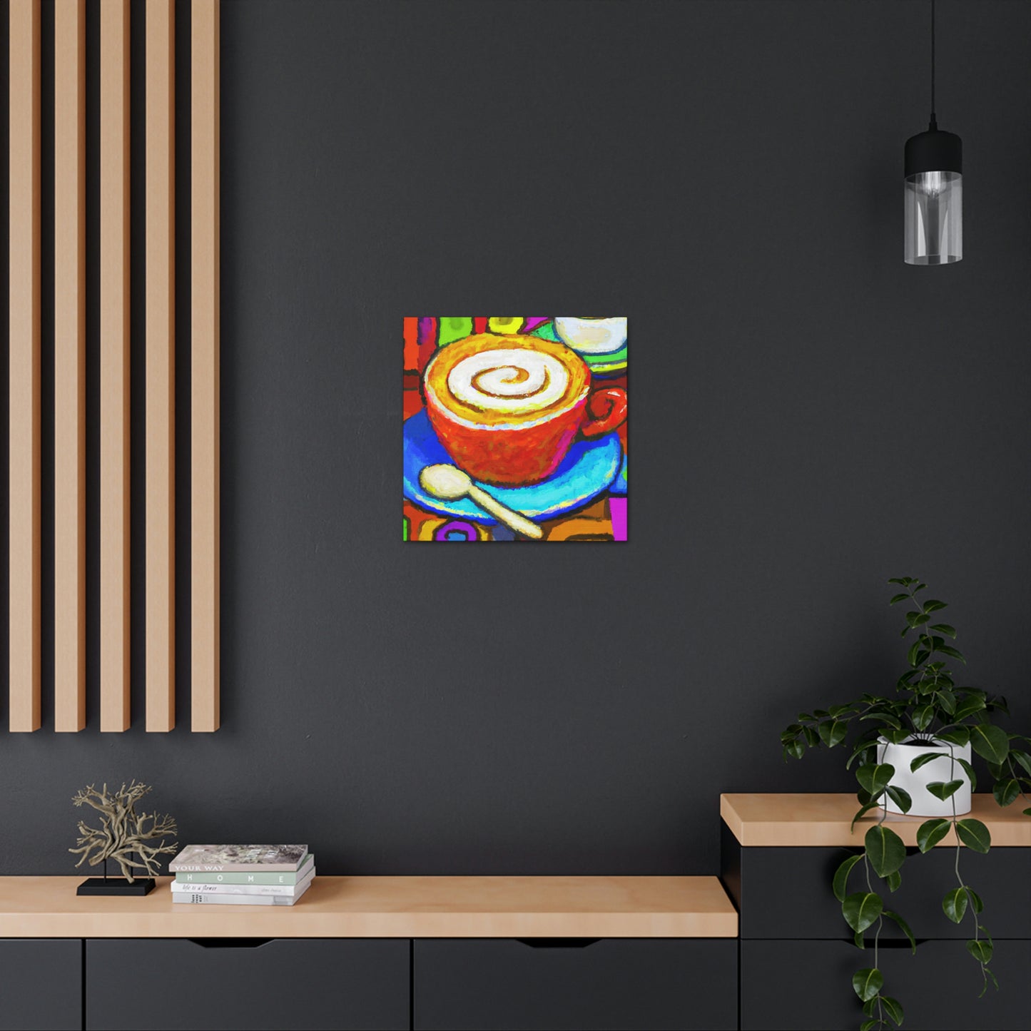 "Cappuchino in Fauvism." - Canvas