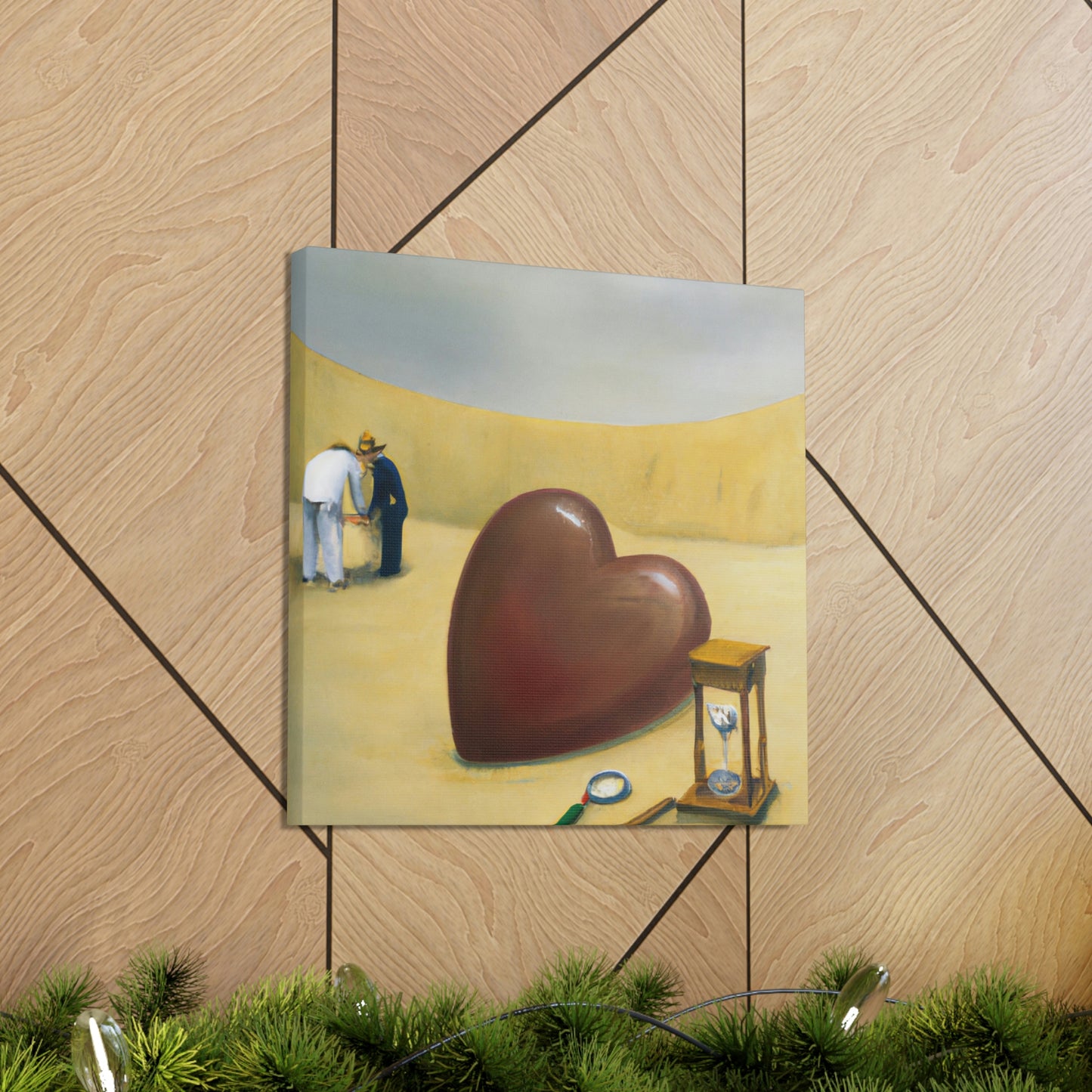 "Heart in the Sandscape" - Canvas