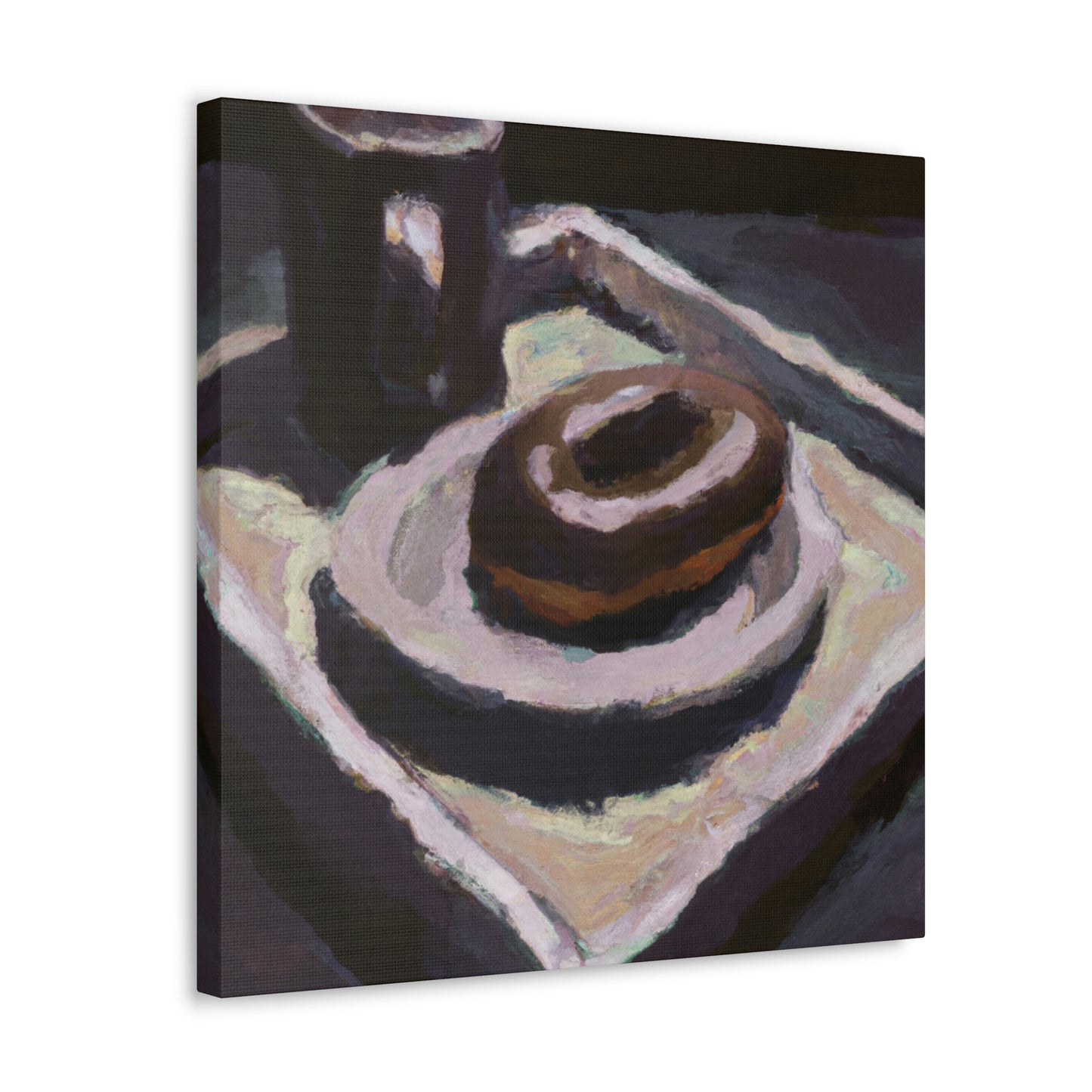 "Doughnut's Bold Flair" - Canvas