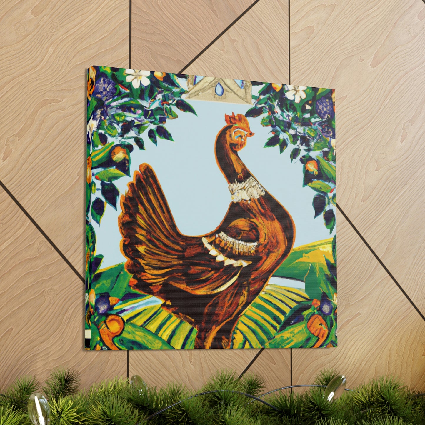 Hen at Dawn Goddess - Canvas