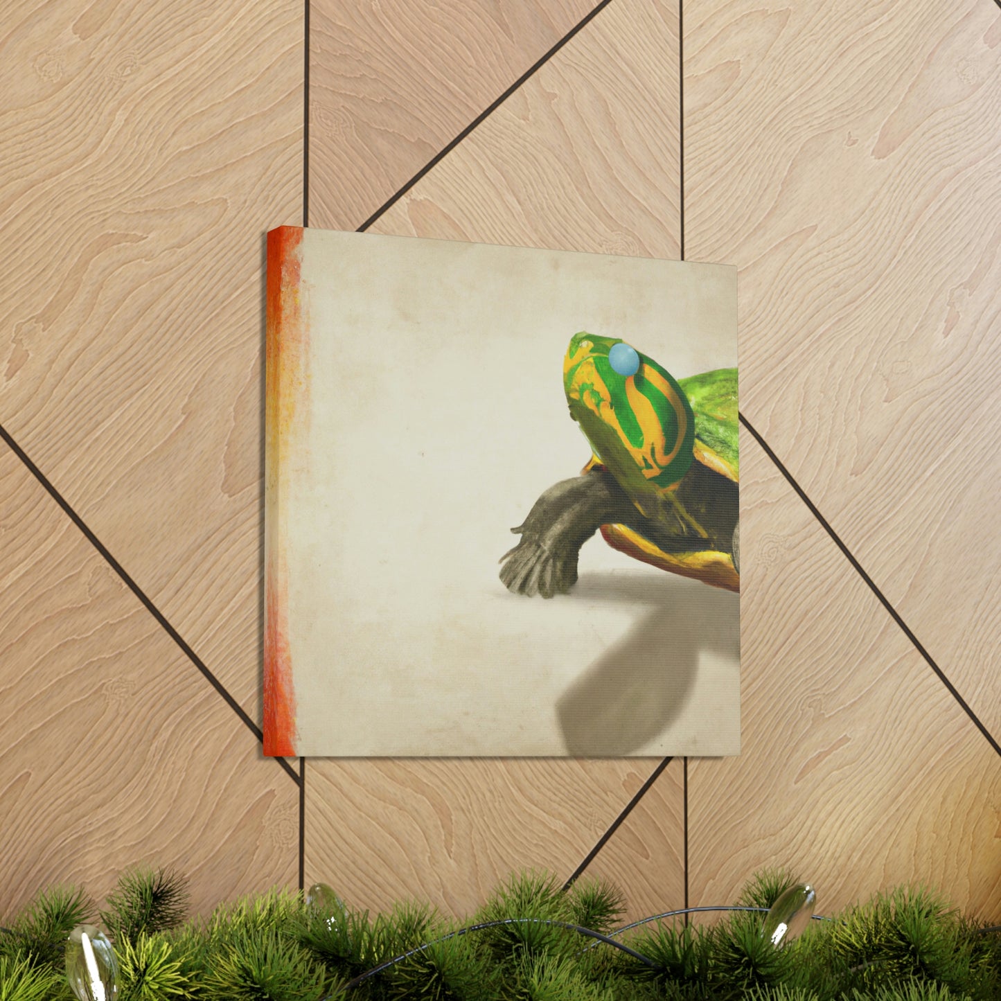 "Turtle in Simplicity" - Canvas