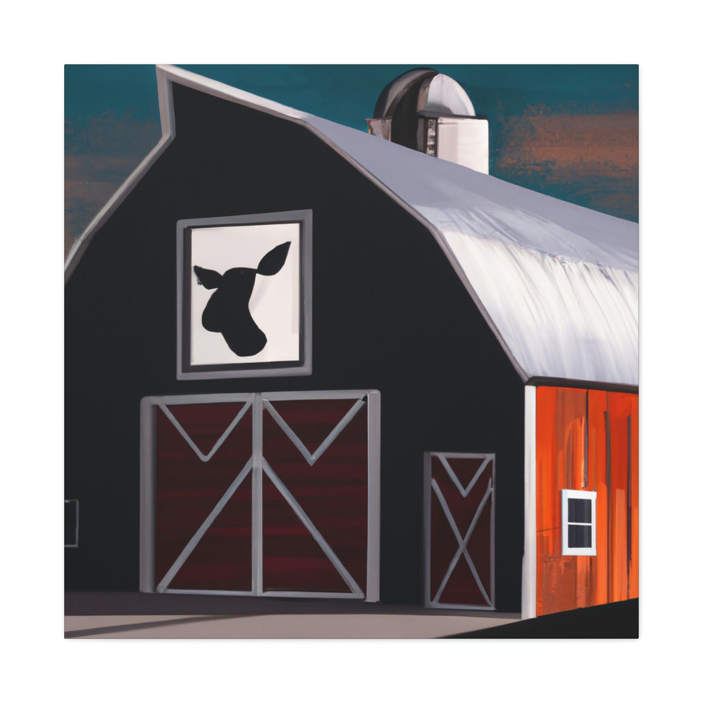 "Barn of Deco Dreams" - Canvas