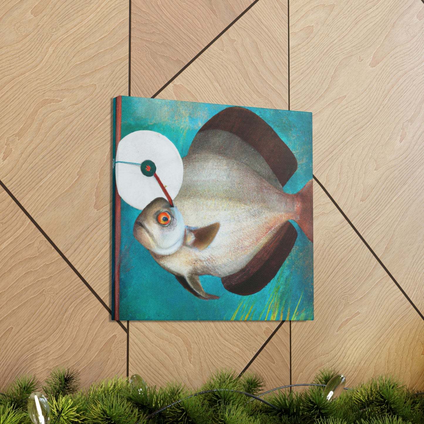 Discus in the Clouds - Canvas