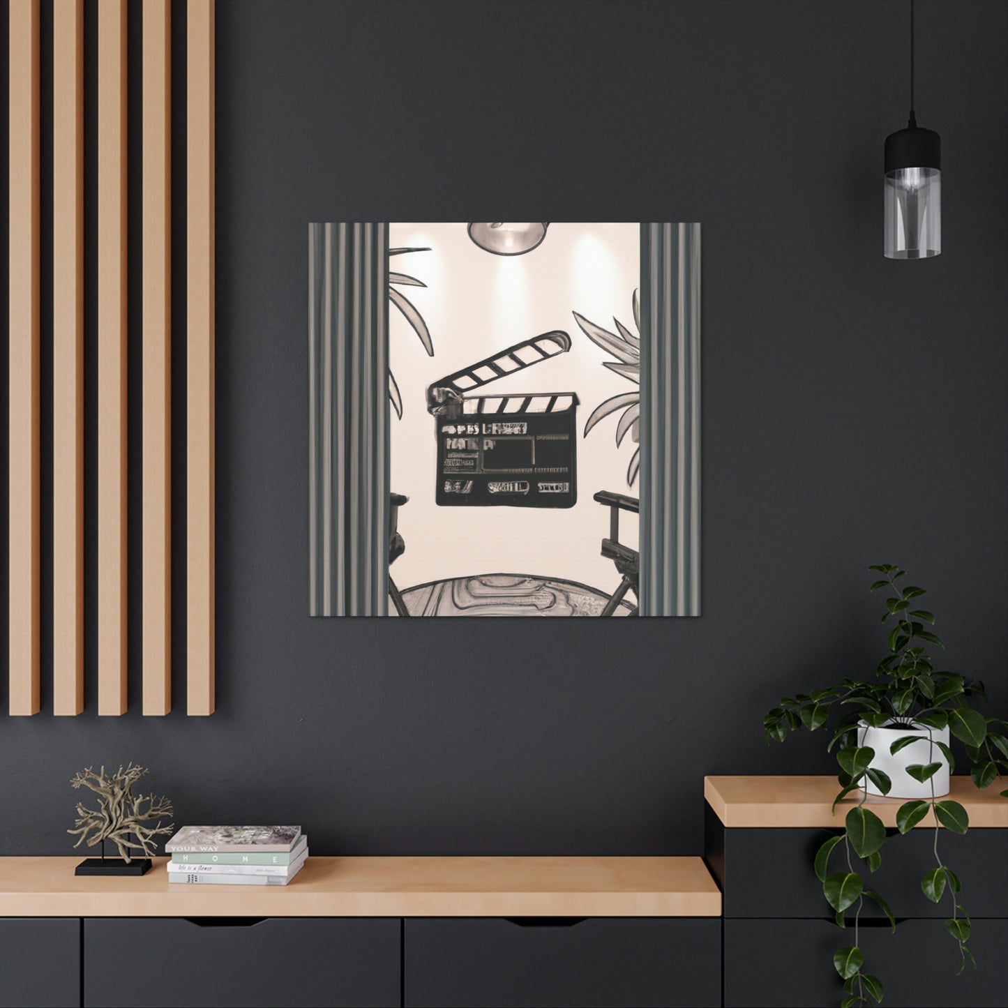 "Cinematic Magic Clapboard" - Canvas