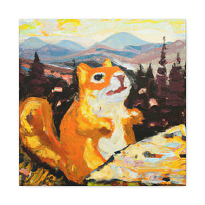 Chipmunk in Abstraction - Canvas