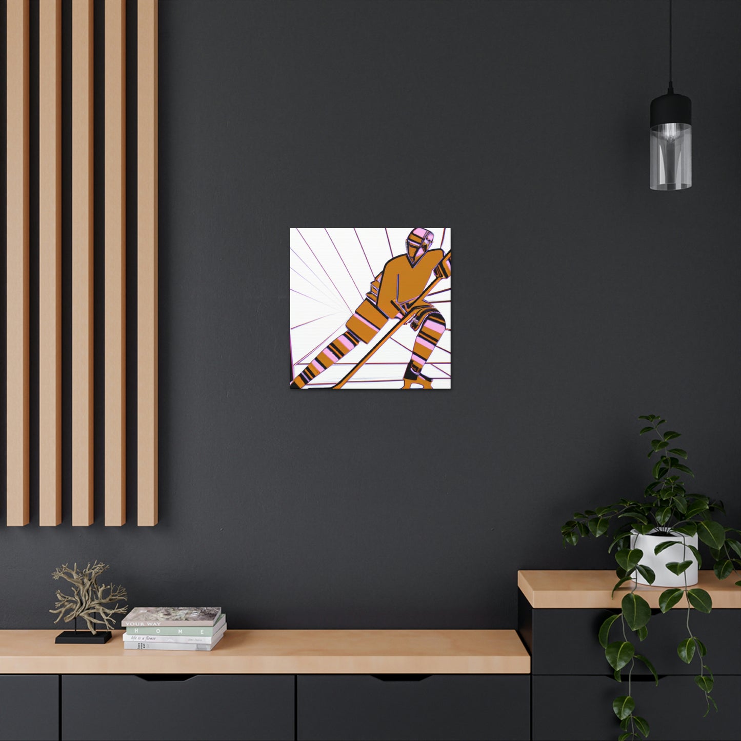 Hockey in Art Deco - Canvas