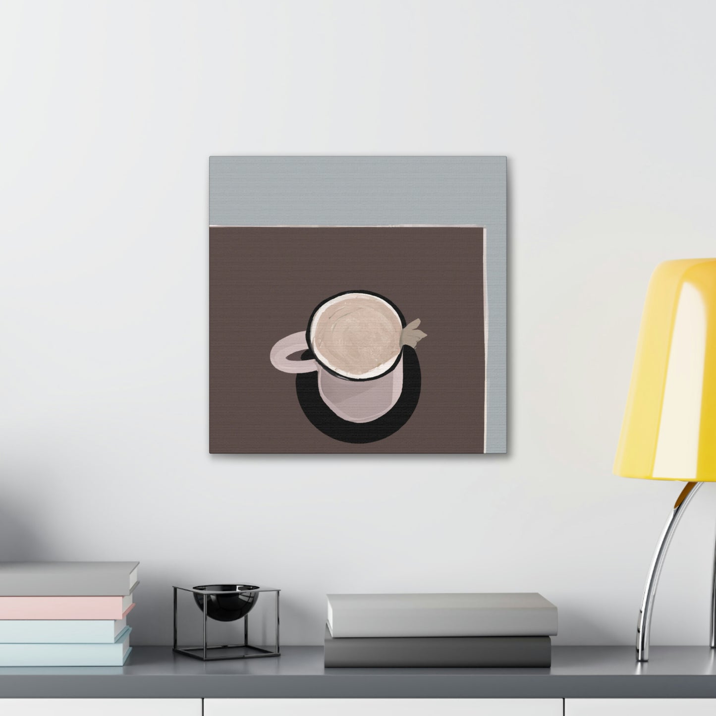 Cappuccino Minimalism - Canvas