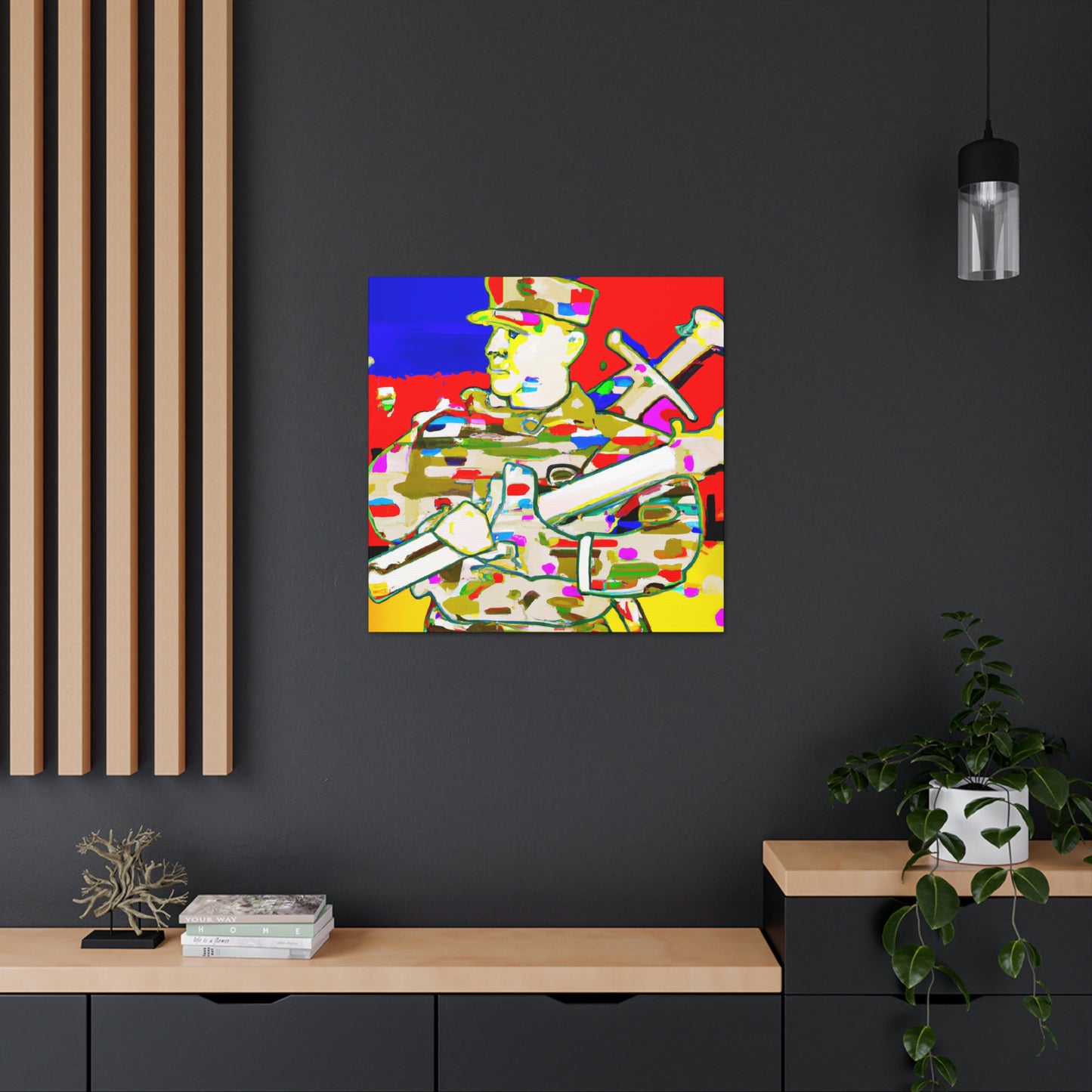 "Artilleryman in Splendor" - Canvas