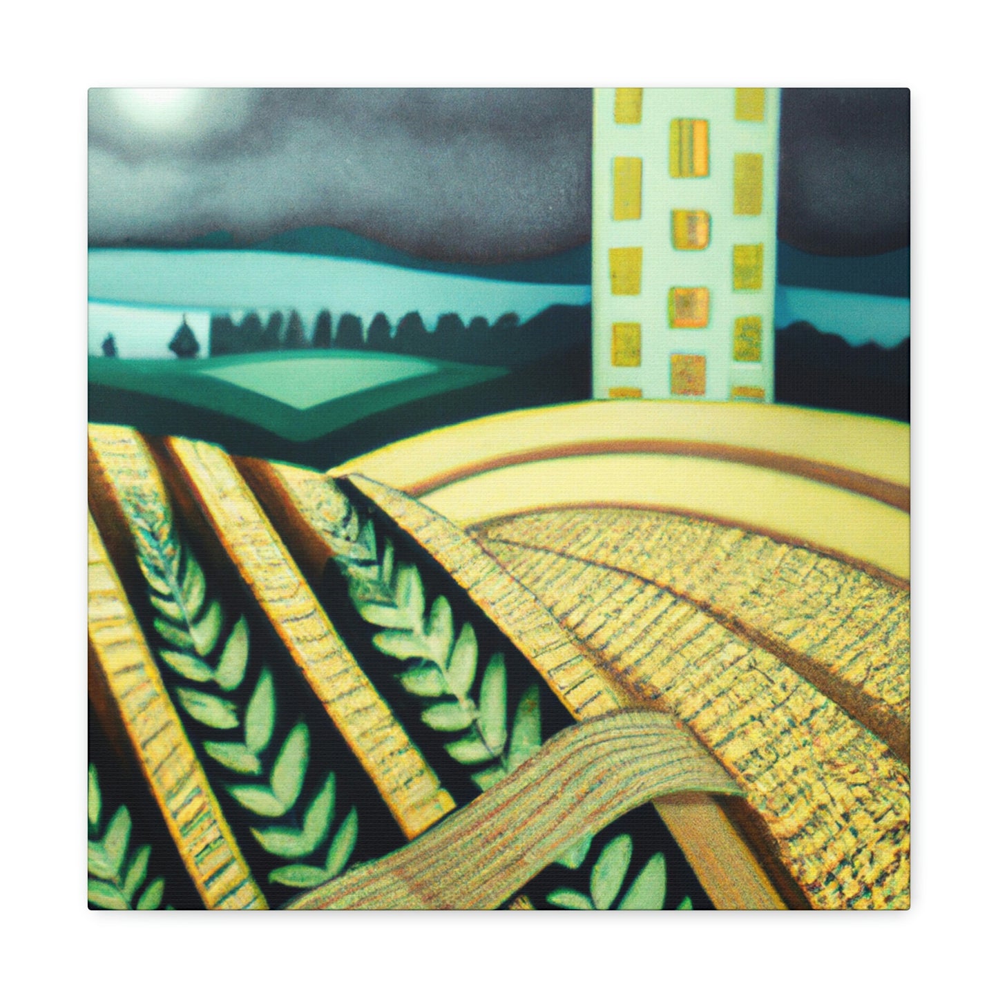 "Tranquil Wheat Harvest" - Canvas