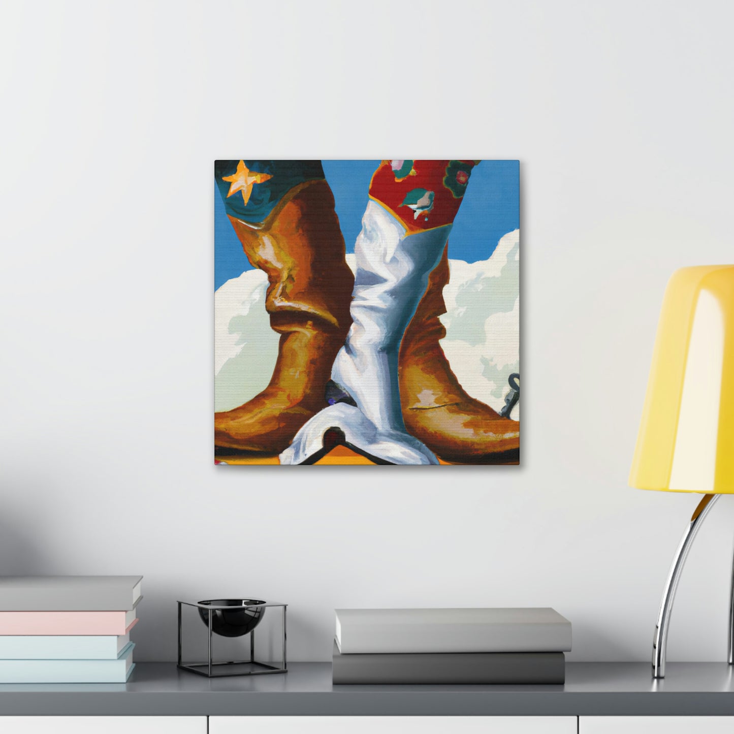 "Boots in a Dreamscape" - Canvas