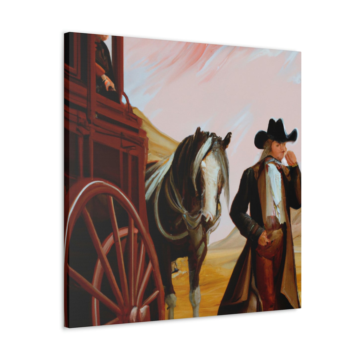 Stagecoach Neoclassicism - Canvas