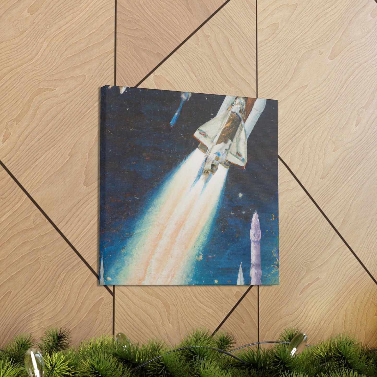 Spaceship Explorations Baroque - Canvas