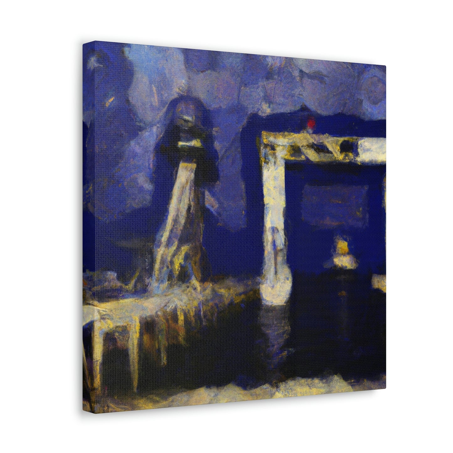 Pier in Expressionism - Canvas