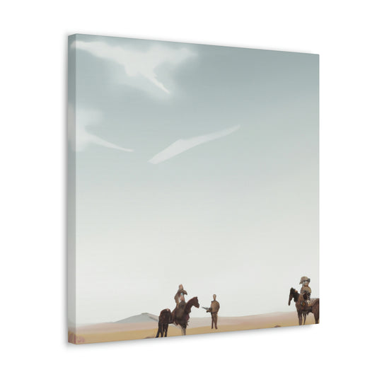 Grazing Horses Simplicity - Canvas