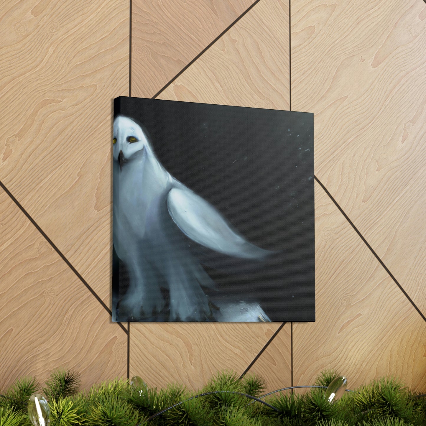 Winter's Majestic Owl - Canvas