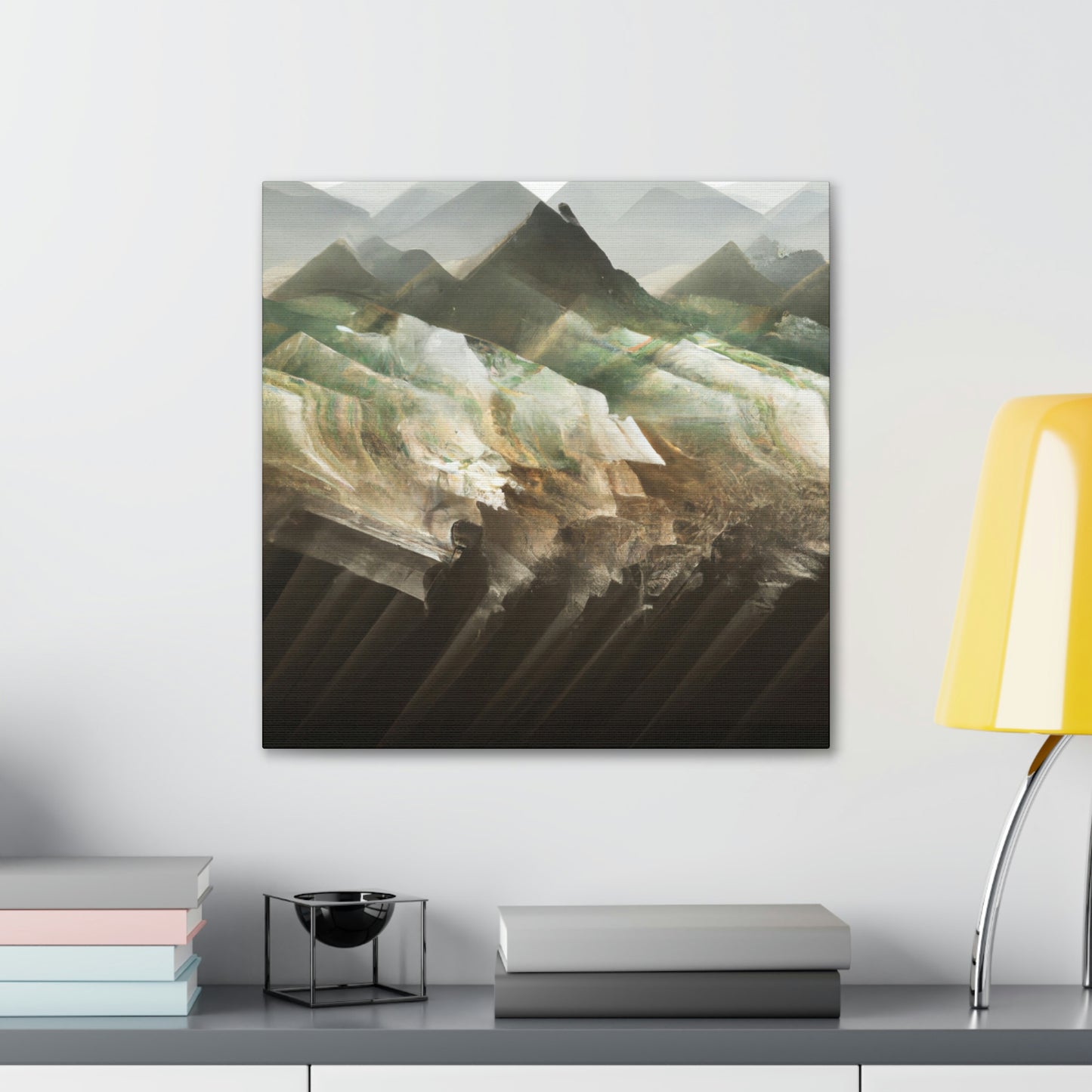 Lofty Mountain Peaks - Canvas