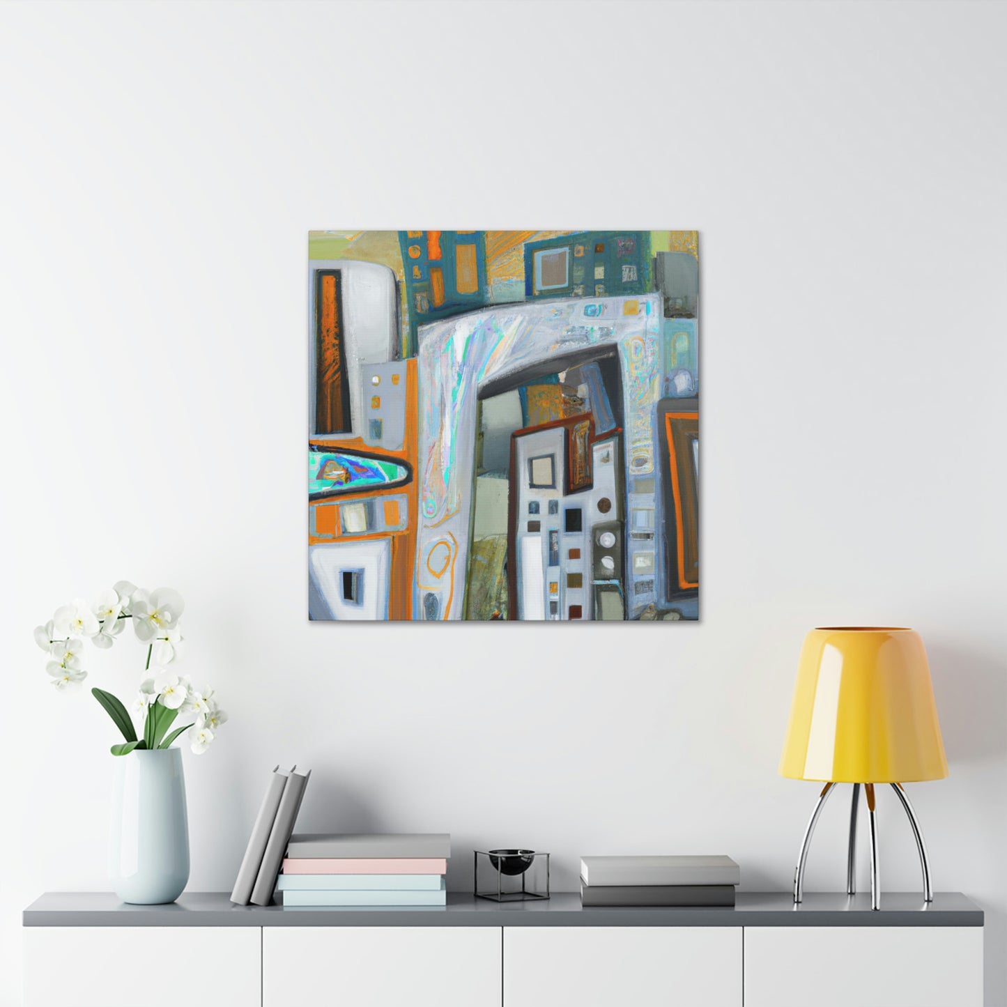 "Urban Vibrancy 1940s" - Canvas