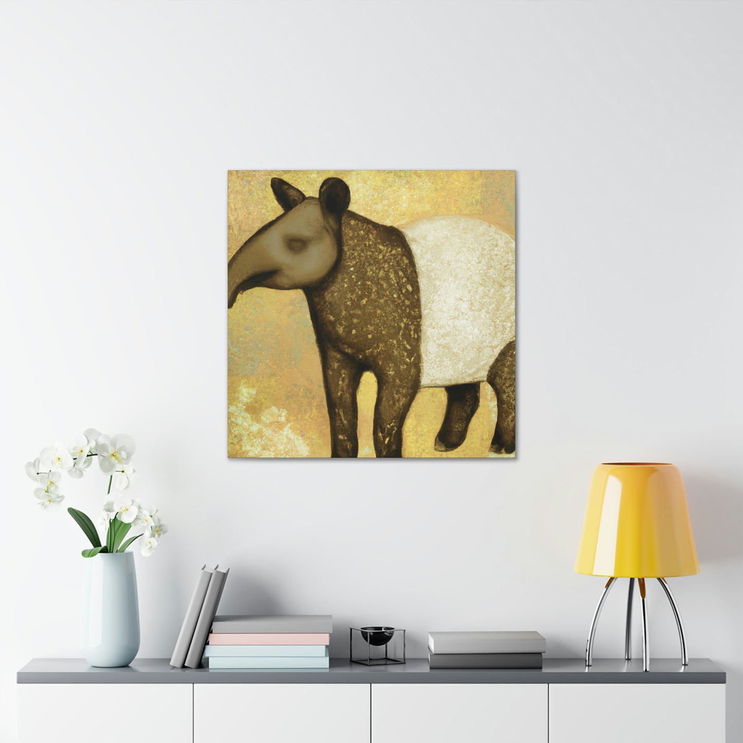 "Malayan Tapir Delight" - Canvas