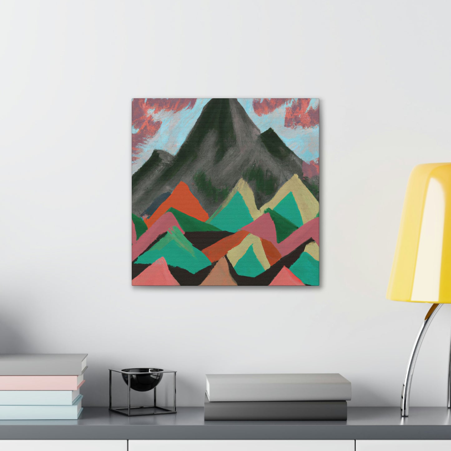 Mountain Majesty Mosaic - Canvas