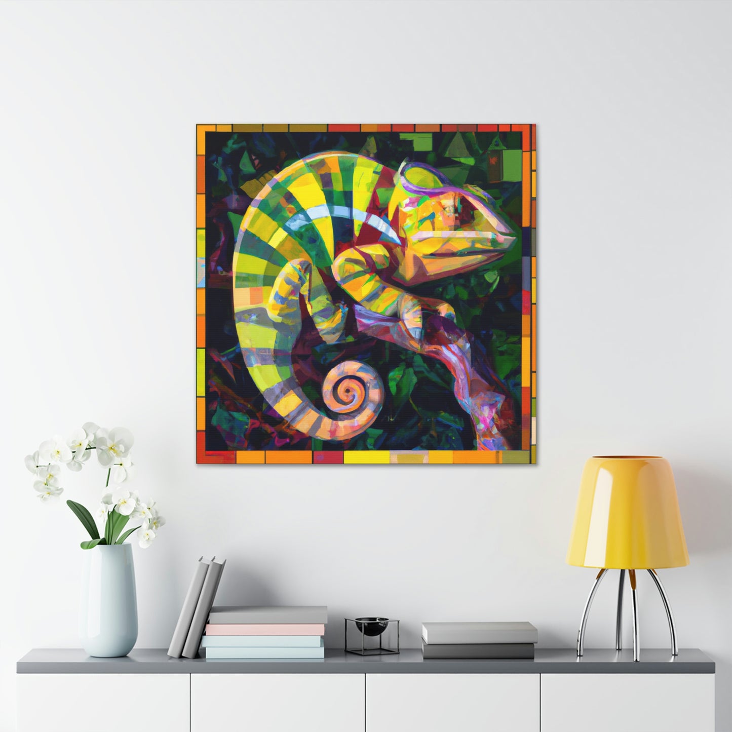 Veiled Chameleon Prism - Canvas