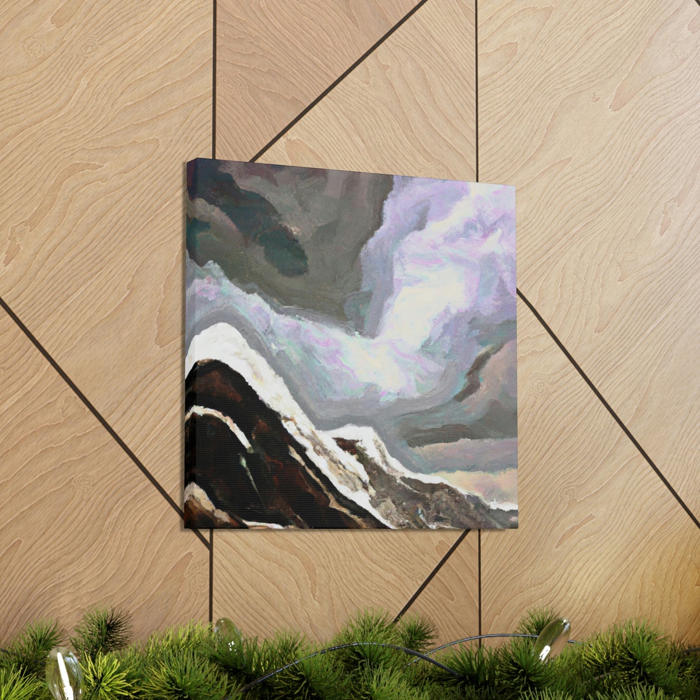 "Mountain Snowy Majesty" - Canvas