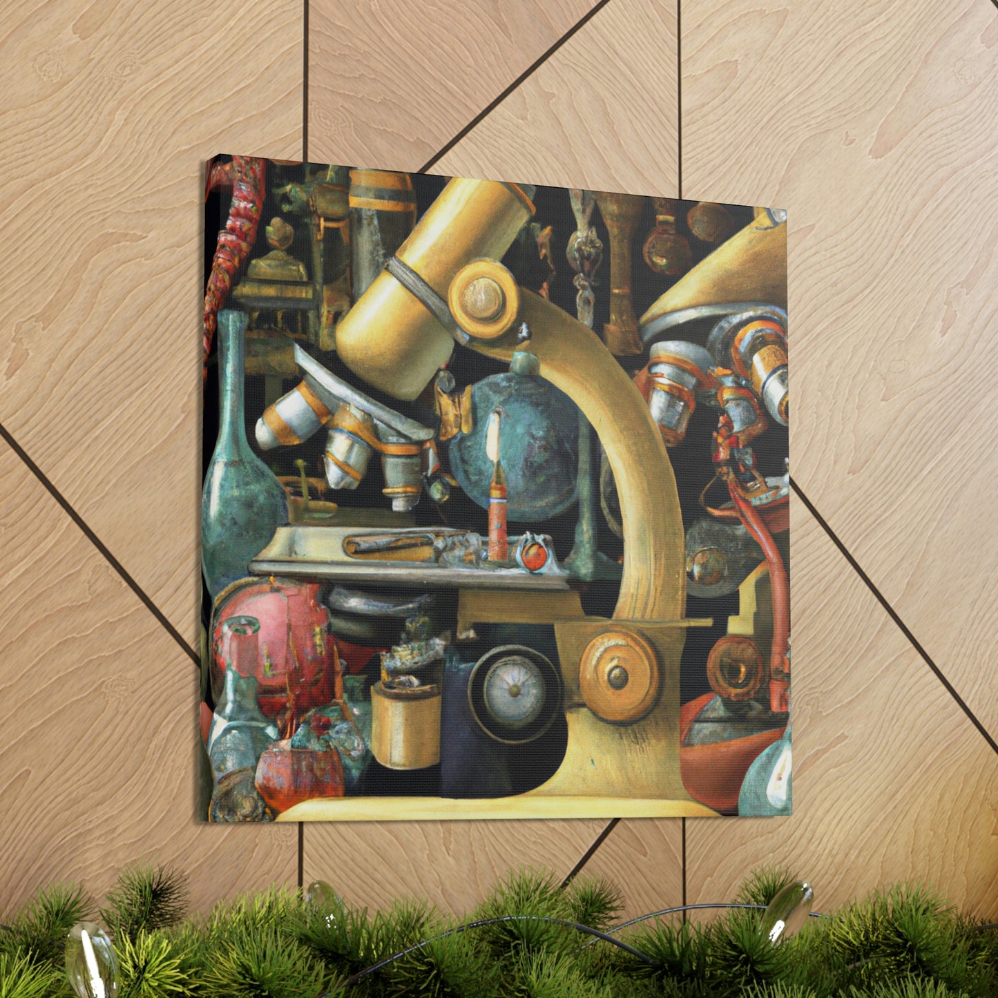 Microscopes and Splendor - Canvas