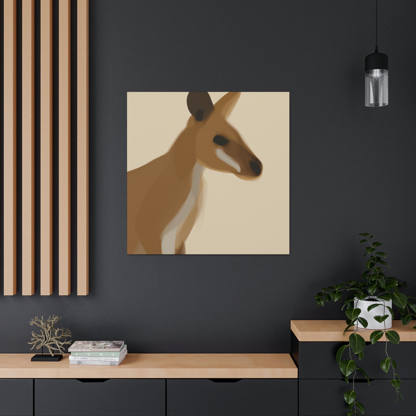 Wallaby Beyond Dreaming - Canvas