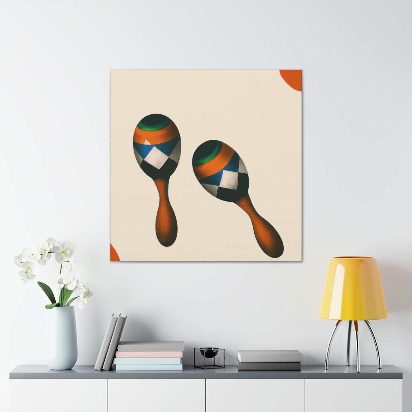 Maracas: A Minimalist Study - Canvas