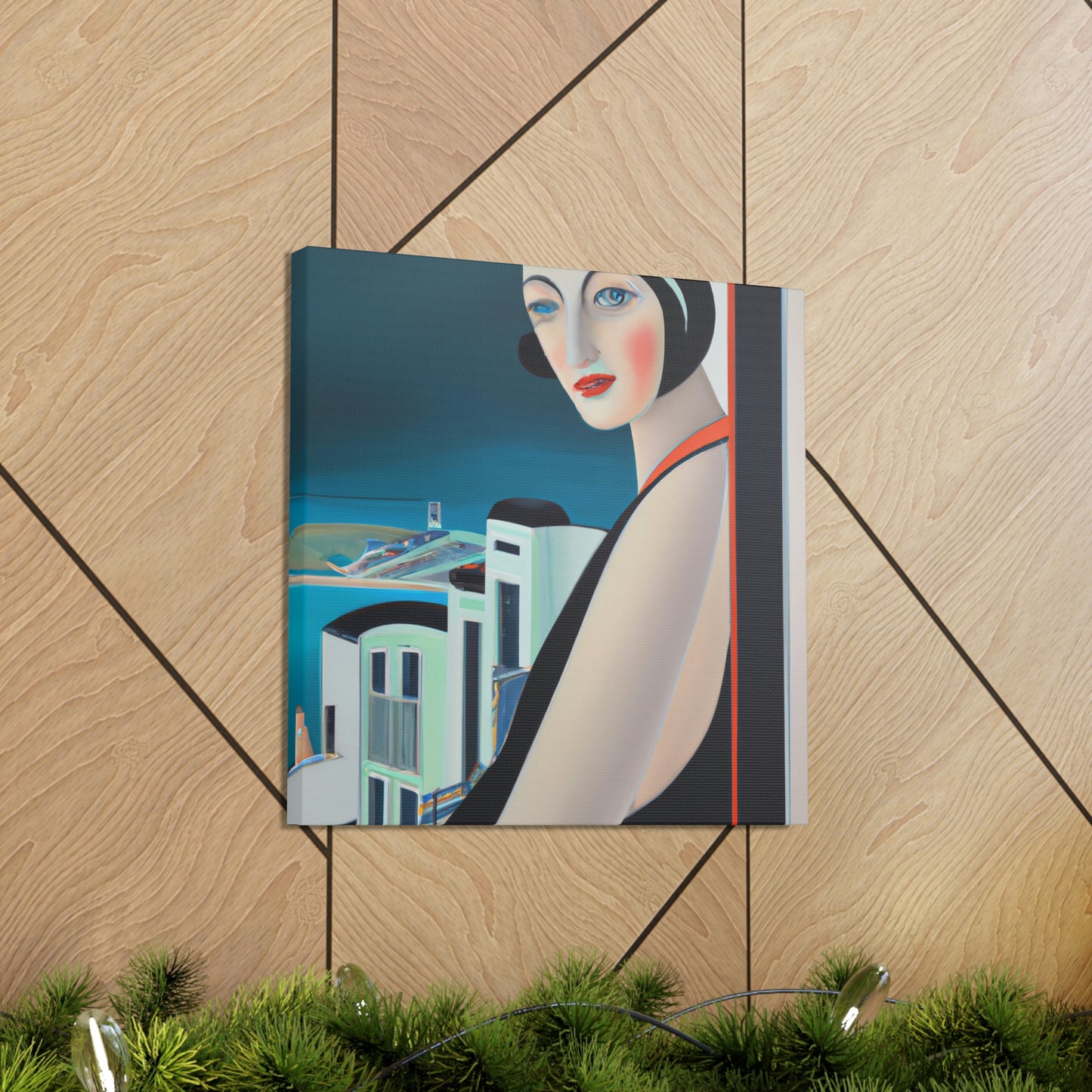 Majestic Art Deco Sun - Canvas