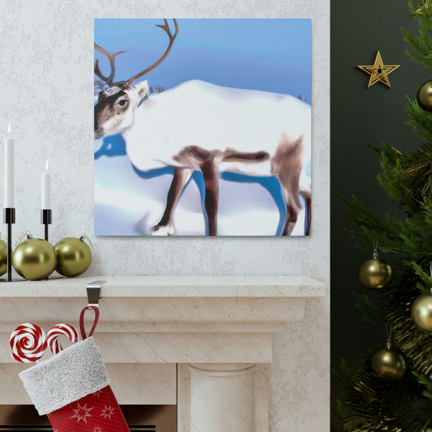 Reindeer Winter Magic - Canvas