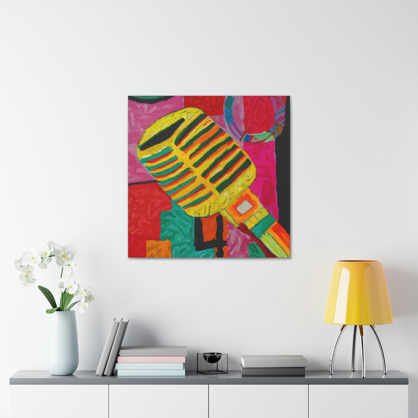 "Voice of the Microphone" - Canvas