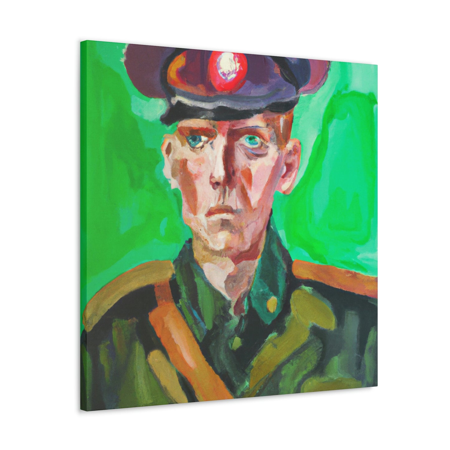 "Supply Sergeant Fauvism" - Canvas