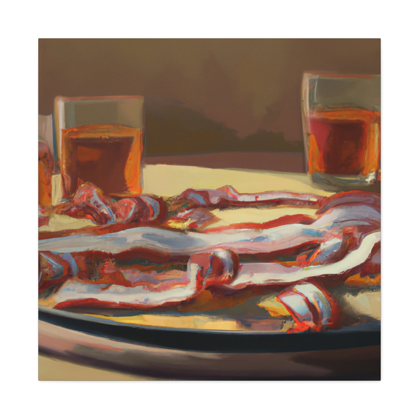 "Bacon in Hyperrealism" - Canvas