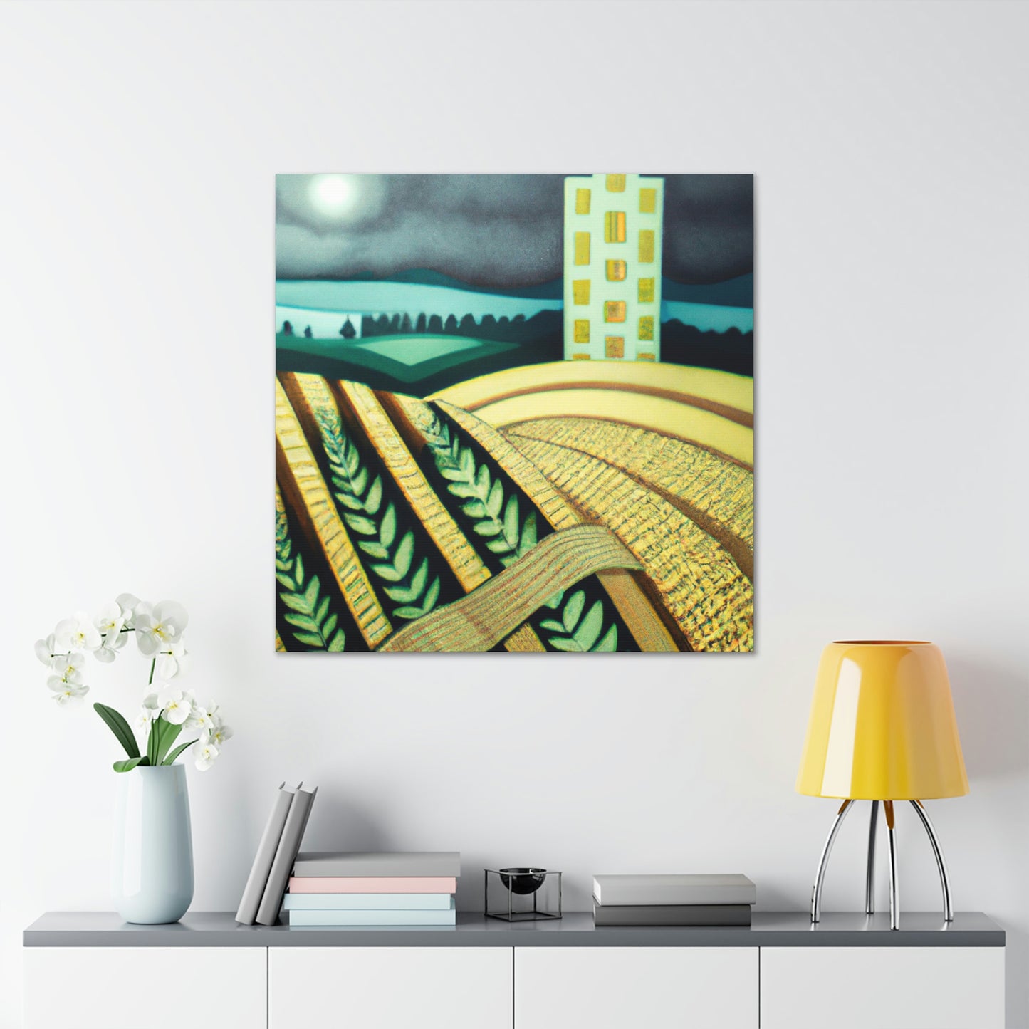 "Tranquil Wheat Harvest" - Canvas