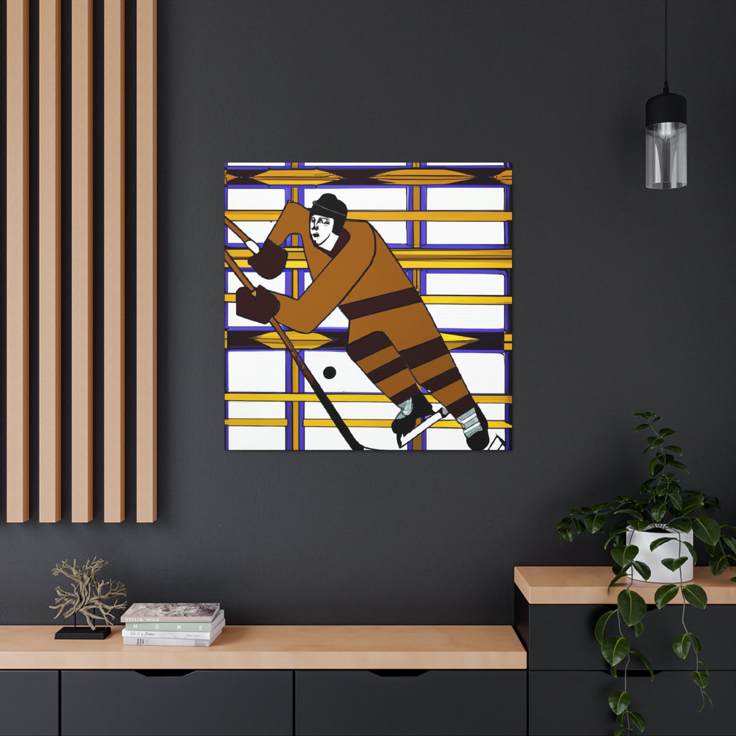 Score a Deco Hat-Trick - Canvas