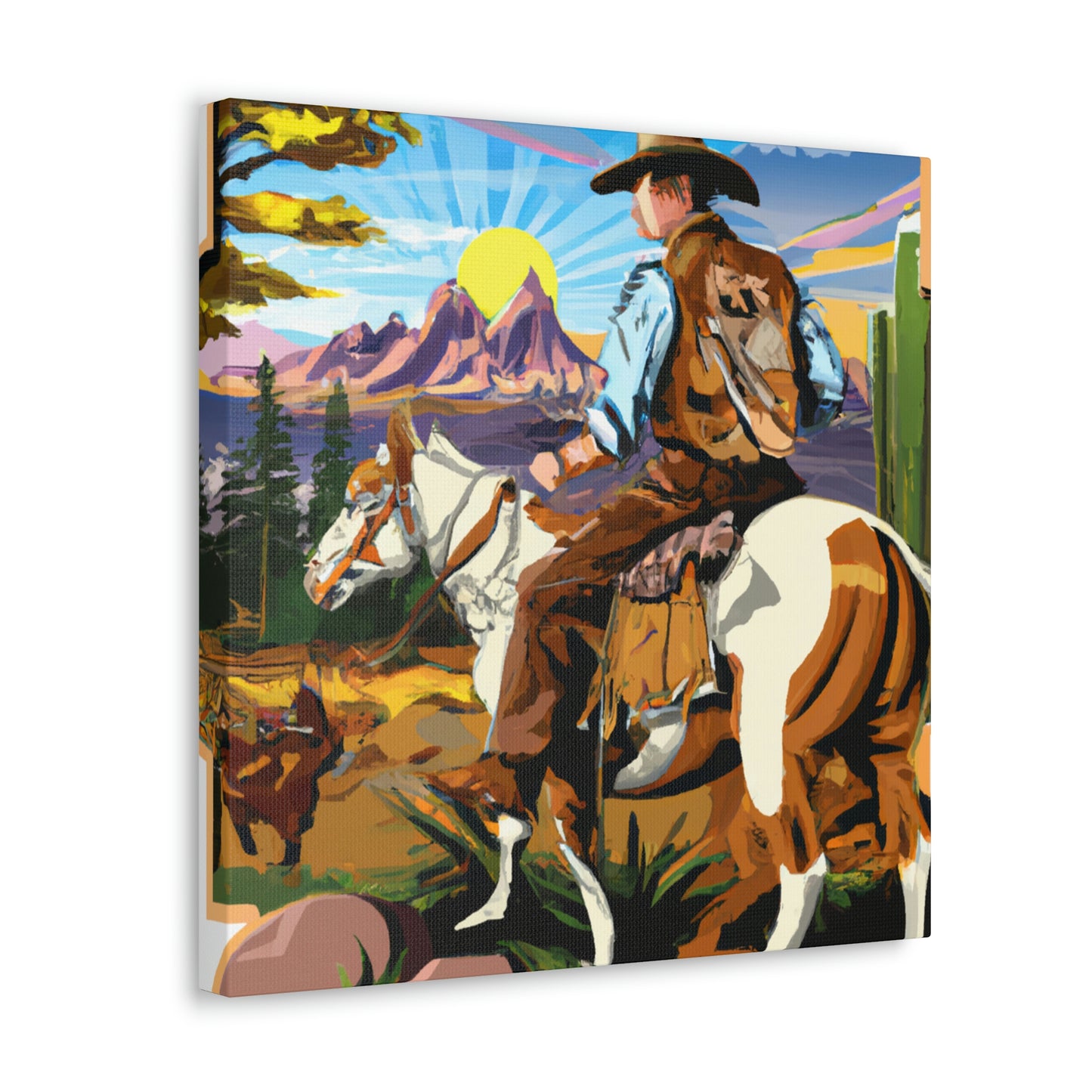 "Western Landscape Glory" - Canvas