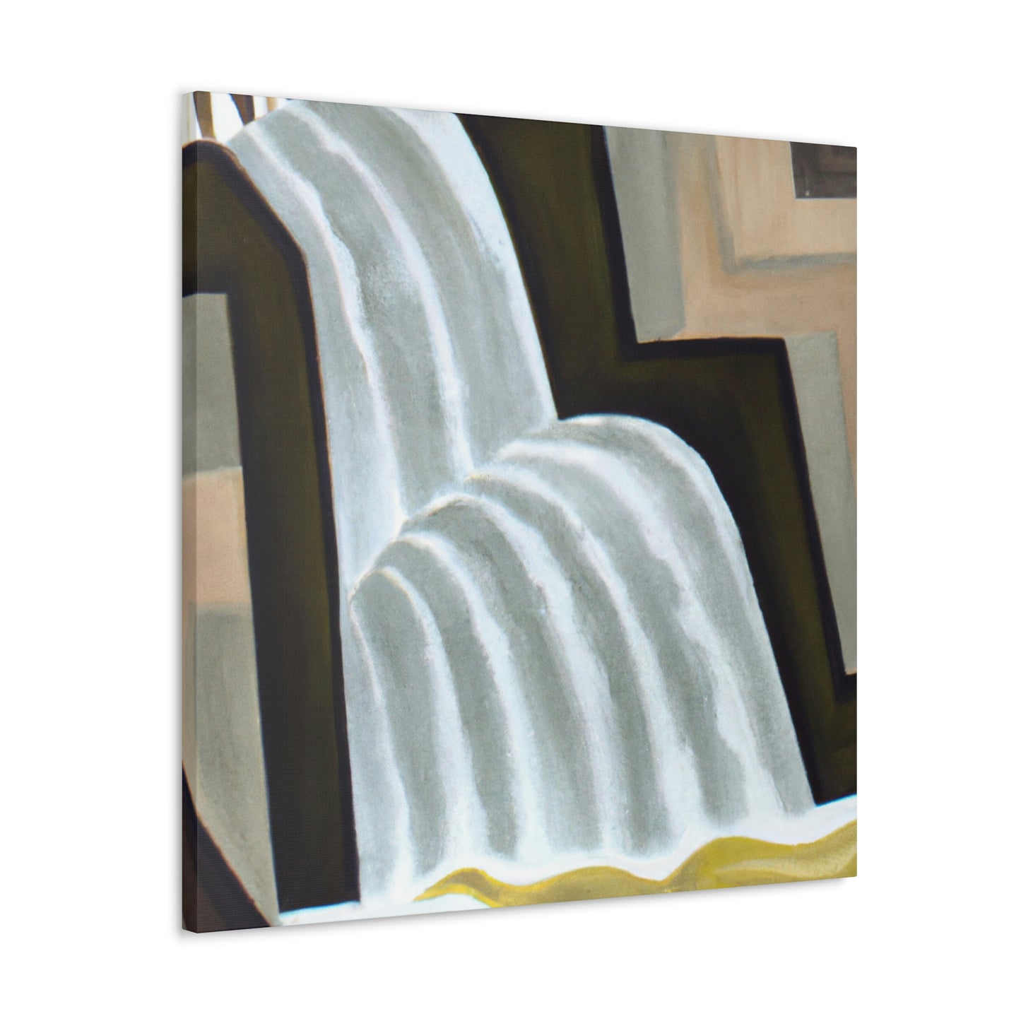 "Falling Water Reflection" - Canvas