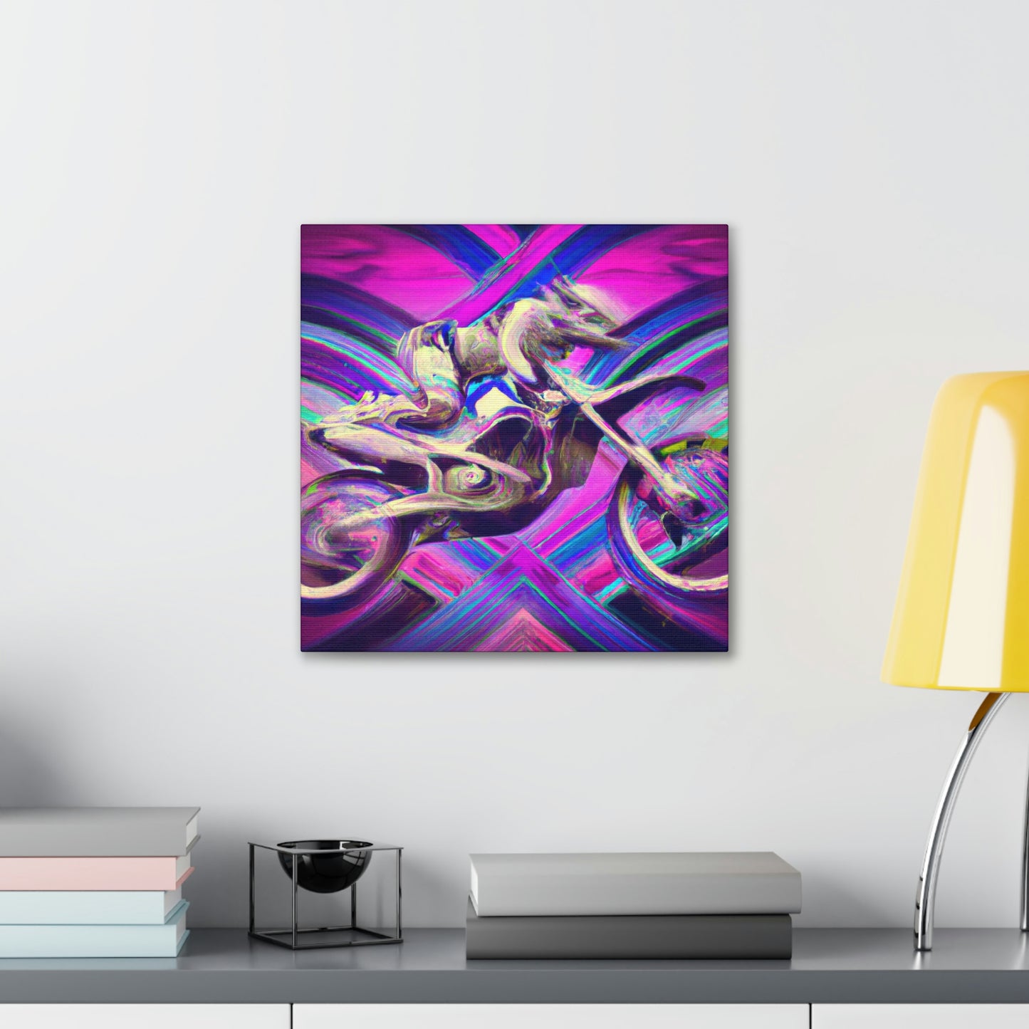 Motocross in Motion - Canvas