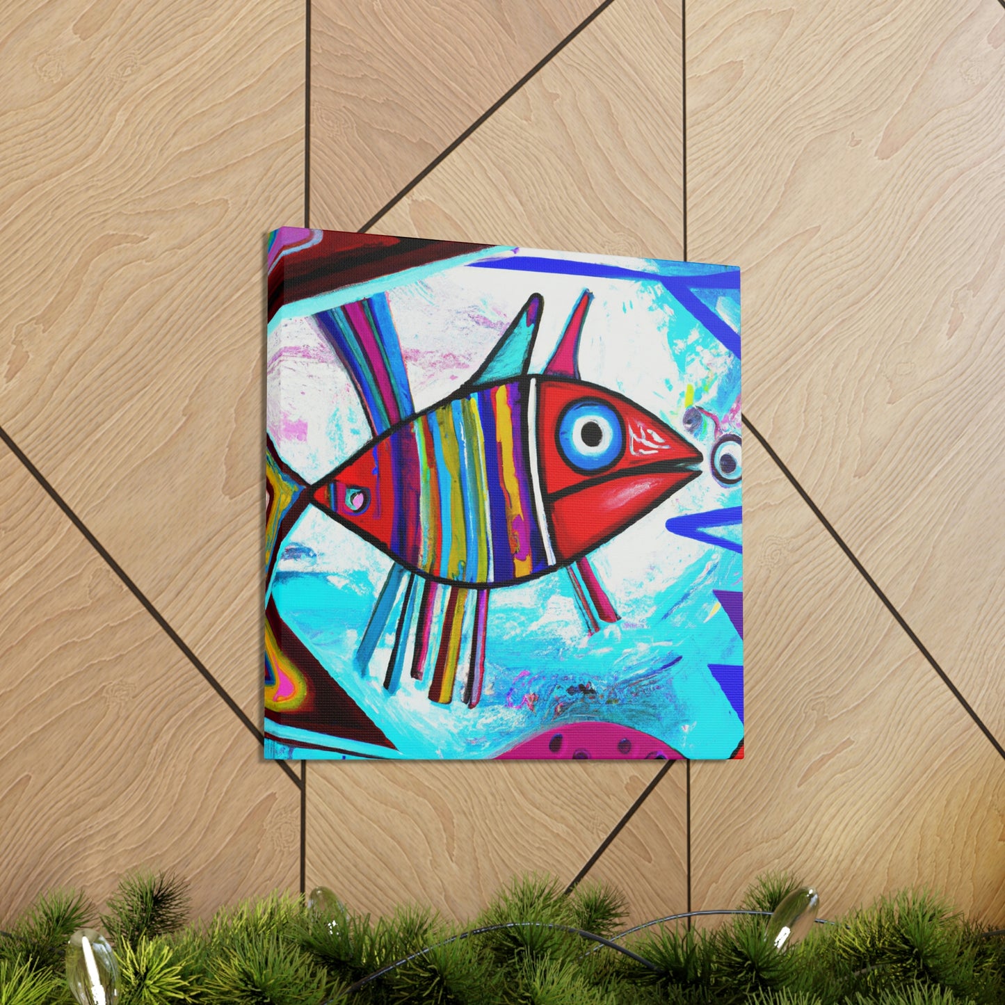 "Fish of the Unseen" - Canvas