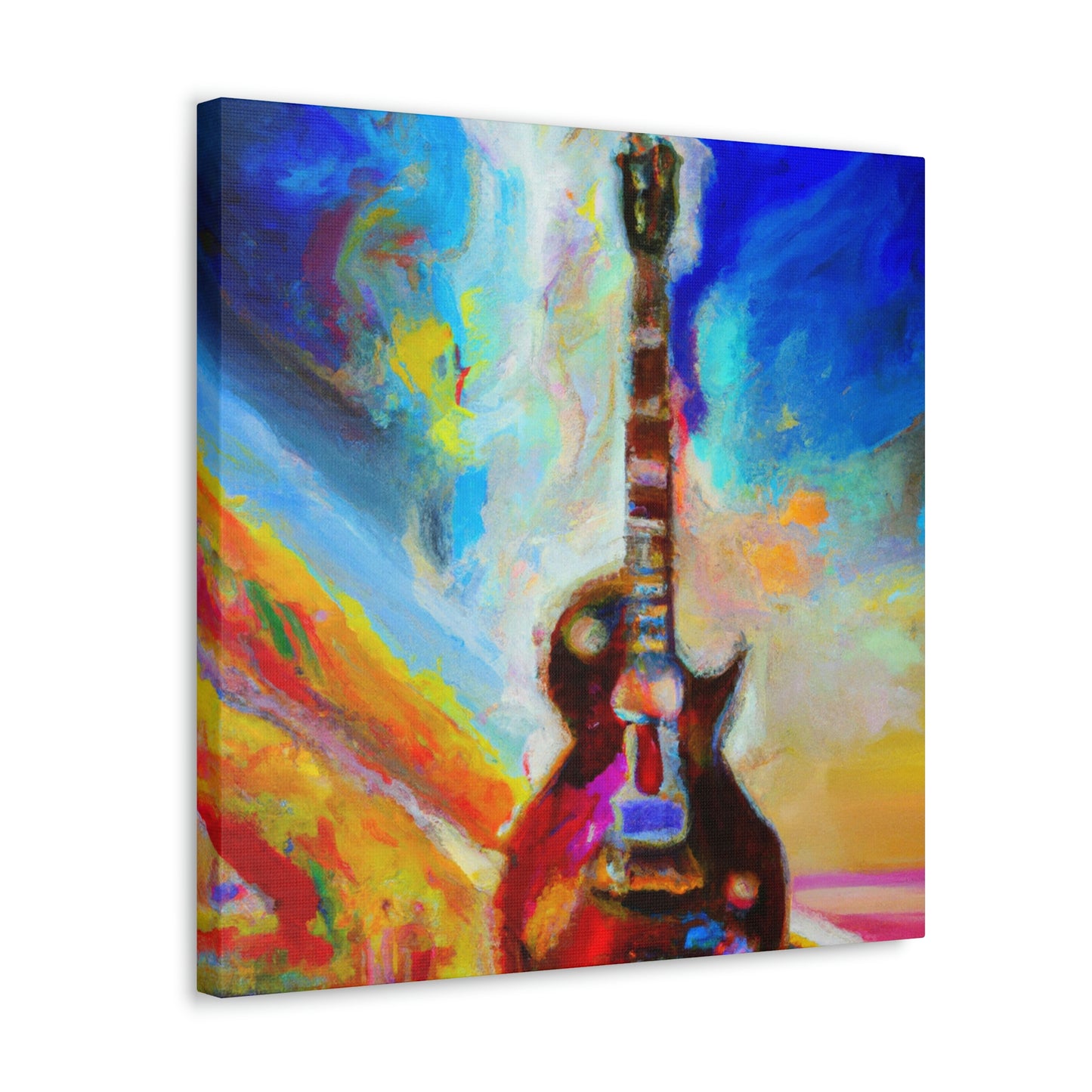 Gibson in Abstract Forms - Canvas