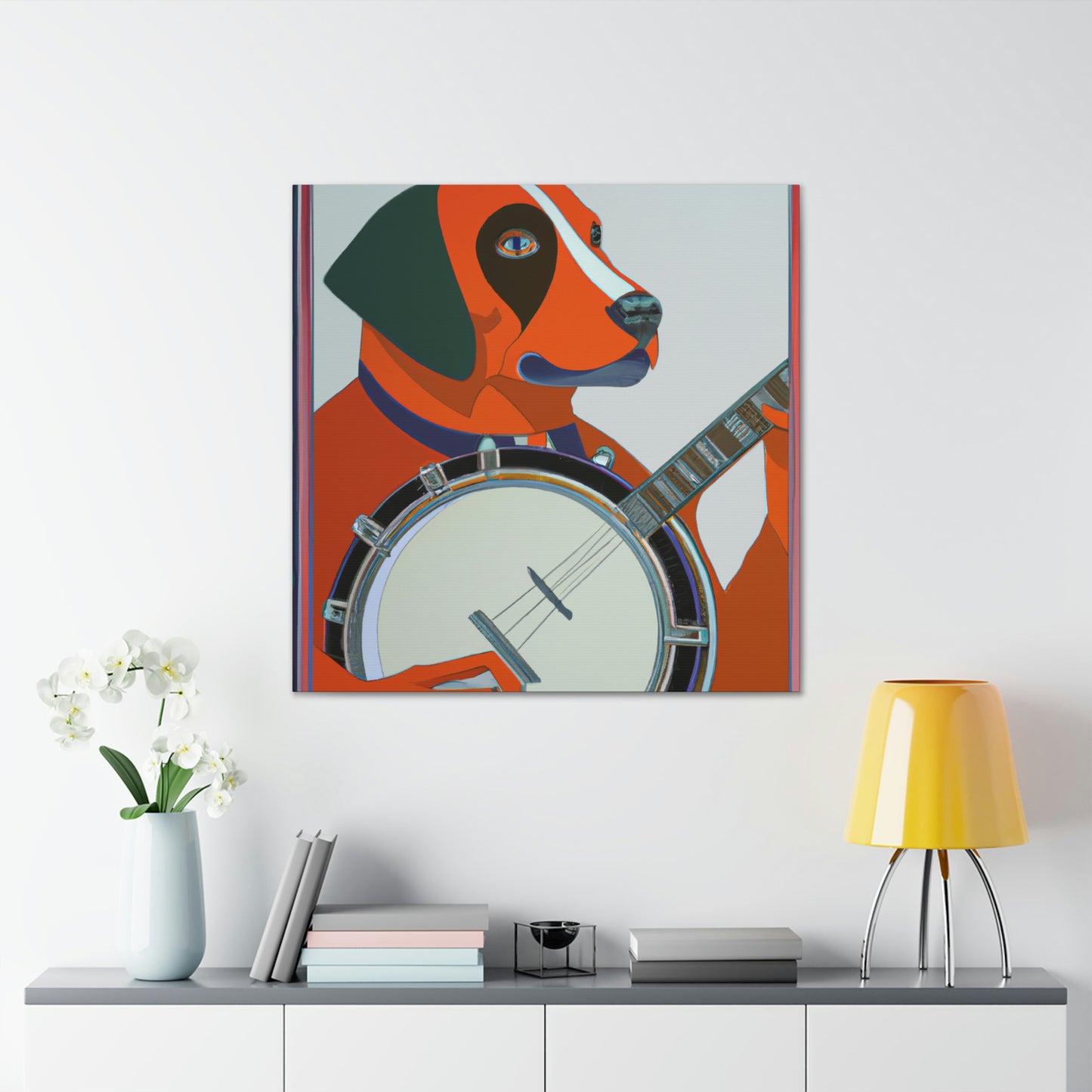 "Banjo's Glittering Strum" - Canvas